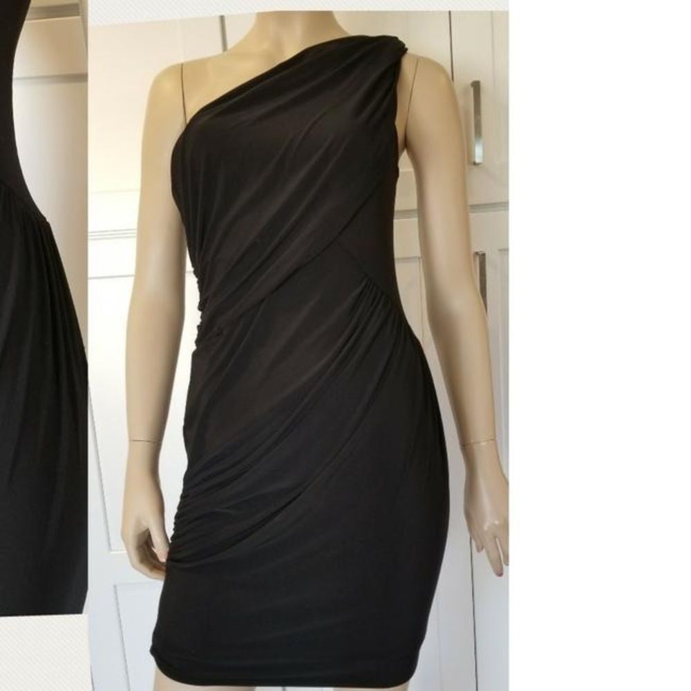 AQUA one shoulder dress